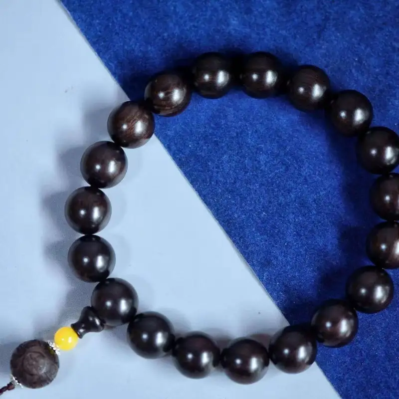 Lordship African Blackwood Bead Chain Unisex-7