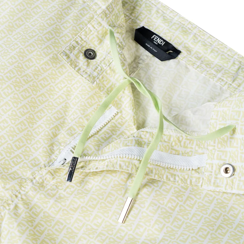 FENDI SS22 Casual Shorts Men's Light Green-5