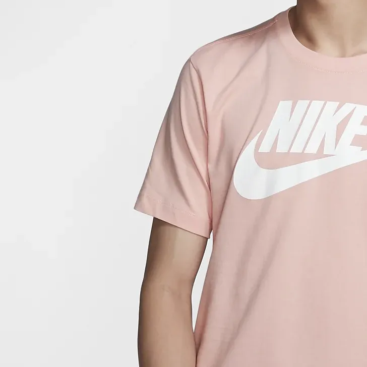 Nike T Shirts Men Coral Pink-4