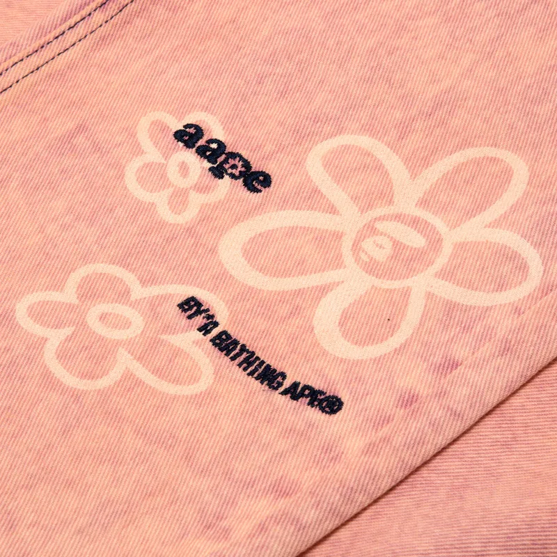 Aape Floral print Straight leg Jeans-4