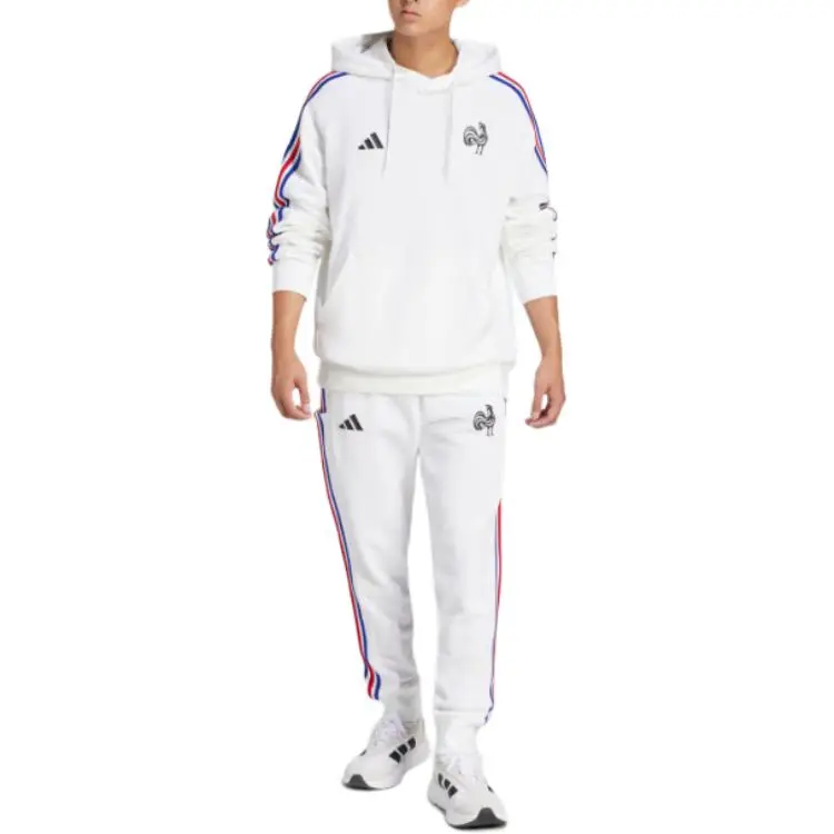 Adidas France Essentials 3 Stripes Hoodie-3