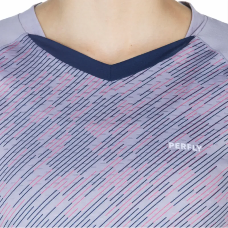 DECATHLON Raglan Sleeve T-Shirt Women's Light Purple-1