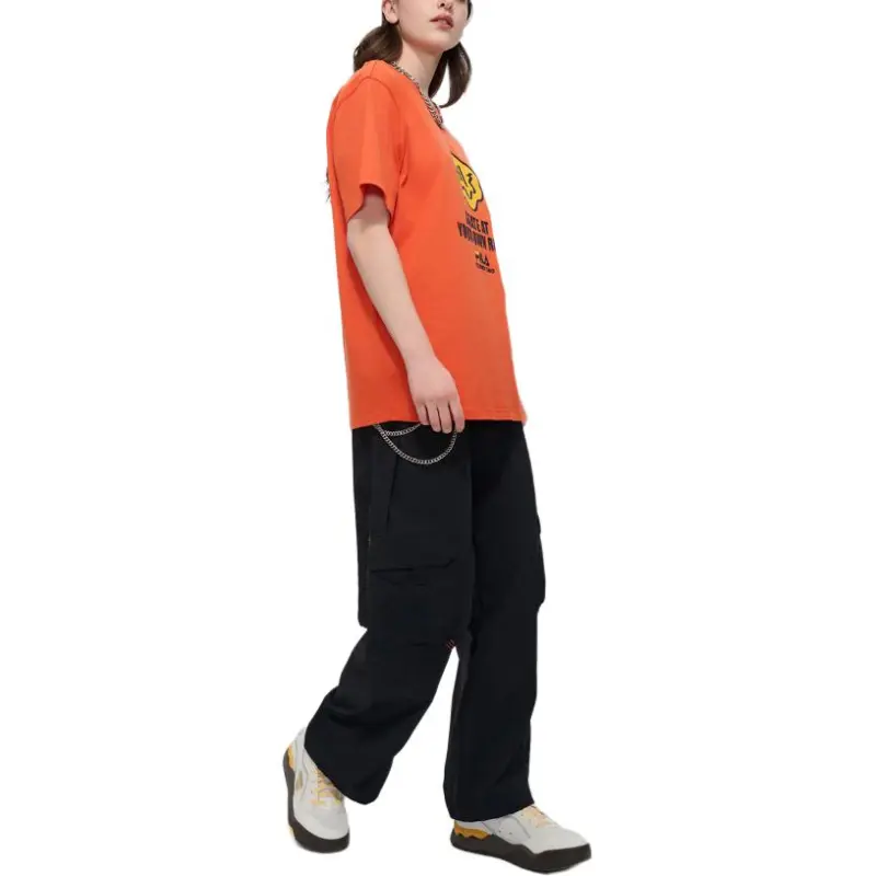 FILA FUSION x ROUND TWO SS25 T Shirt Men's Falling Flower Orange or-3