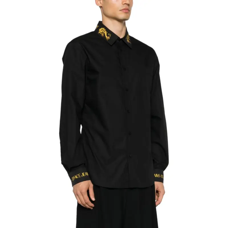VERSACE Shirts Men Black-3