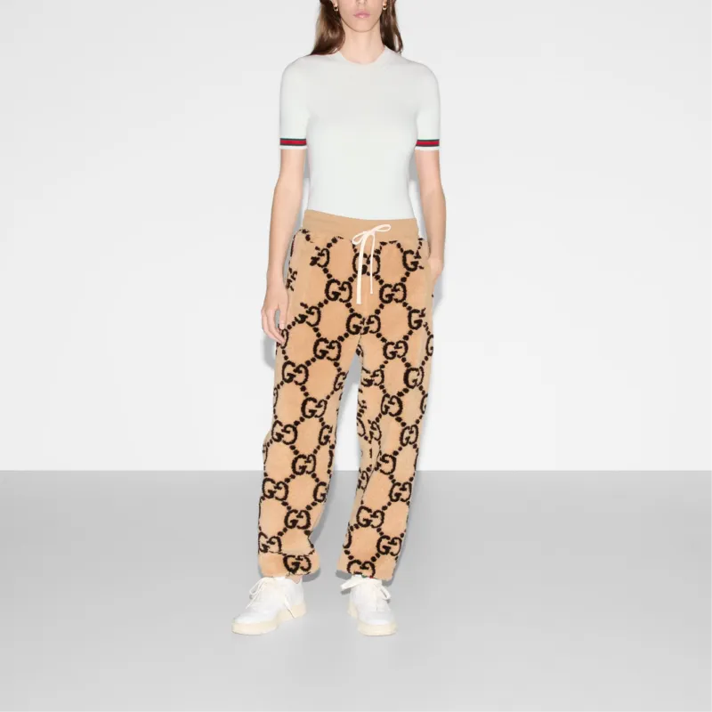 GUCCI Gg Patterned Jacquard Track Pants-1