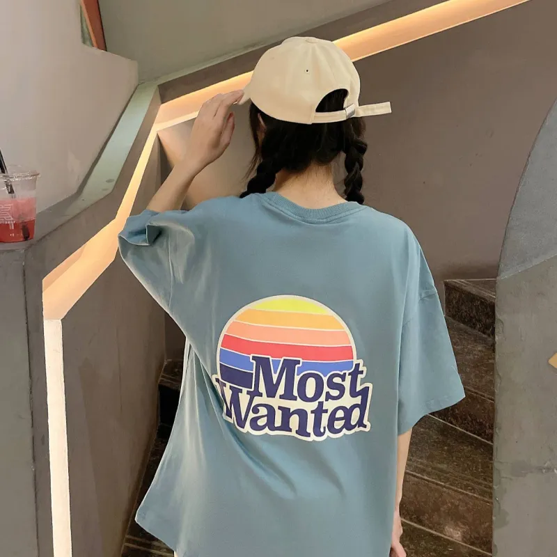 MostwantedLab MostwantedLab Classic Rainbow T Shirt Unisex-18