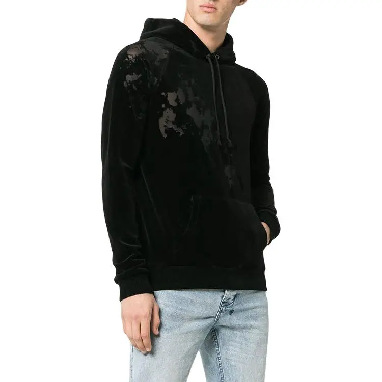 SAINT LAURENT Distressed-effect Hoodie-3