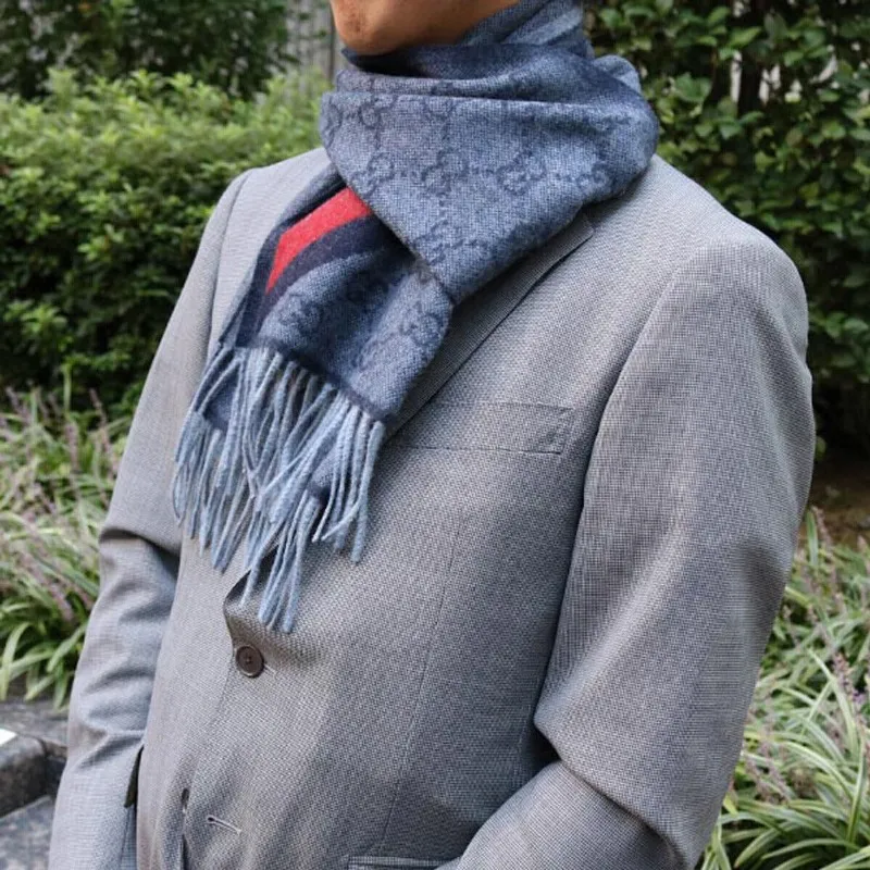 GUCCI GG Knit Scarves Unisex-4