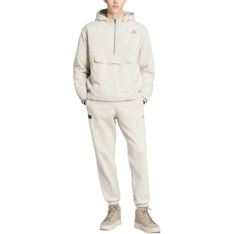 Adidas x MERCEDES-AMG PETRONAS F1 TEAMSWEAT Jacket Men's Beige/Taupe-1