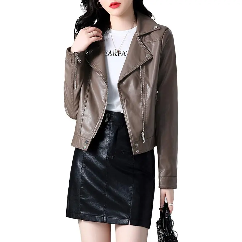 Yi Mengyuan Leather Jacket Women's-6