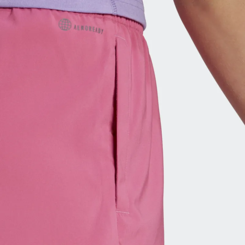 Adidas AEROREADY Casual Shorts Women's Pink-5