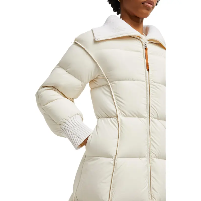 Moncler Down Jacket Women's Eggshell Color-5