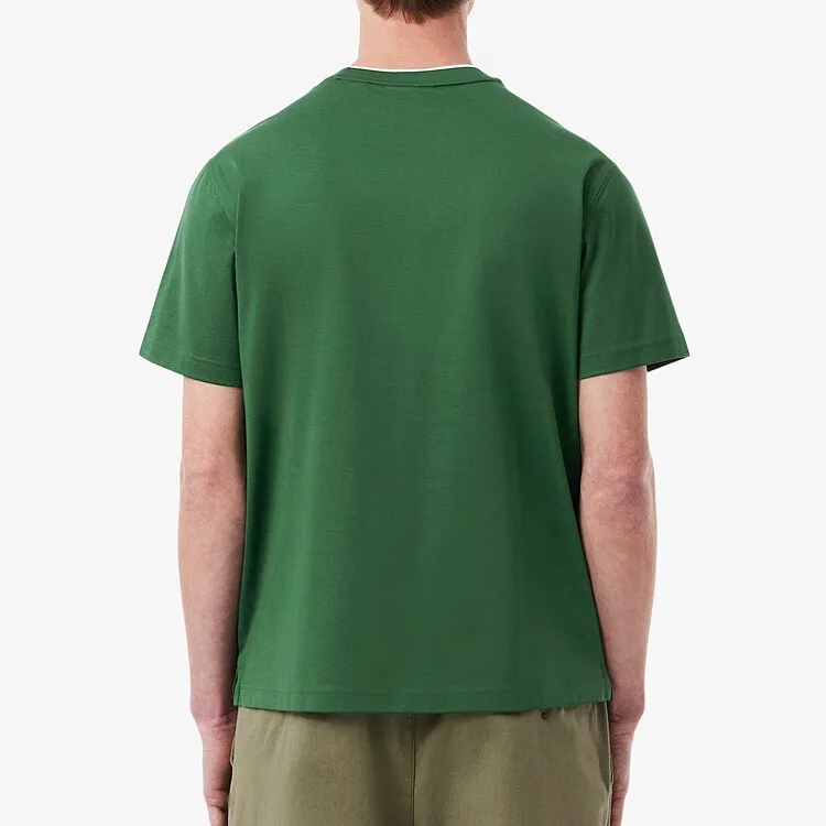 LACOSTE SS25 T-Shirt Men's Crocodile Green-3