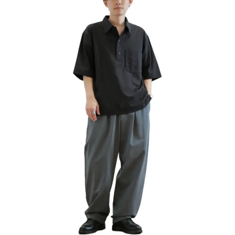 UNIQLO U Collection SS25 Polo Shirt Men's Black-3