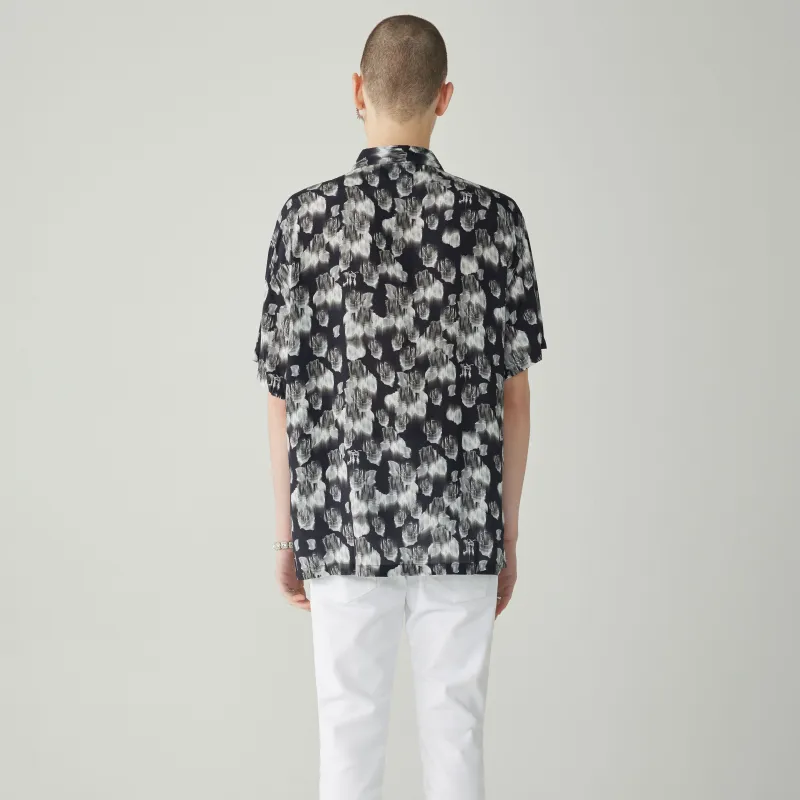 JOHN RICHMOND Shirts Men Black Plants-2