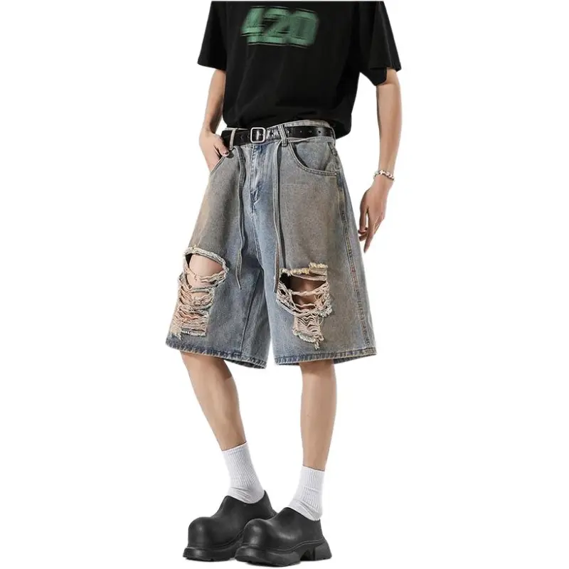 Glona Klio Denim Shorts Unisex Washed Color-1