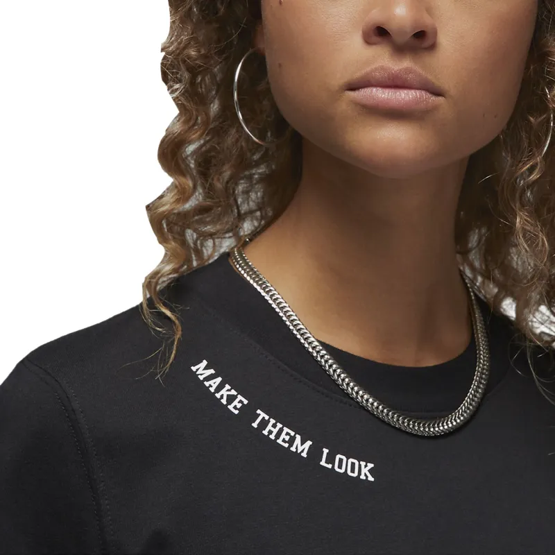 Jordan T Shirts Women's Black-4