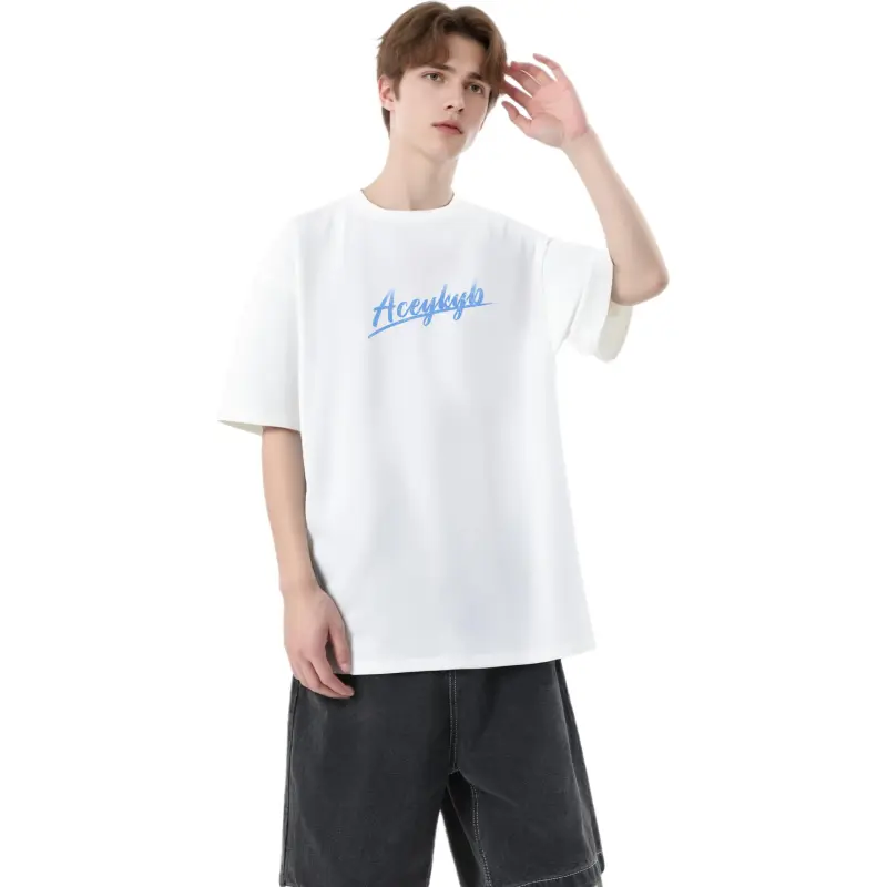 YK&YB T Shirts Unisex White-2