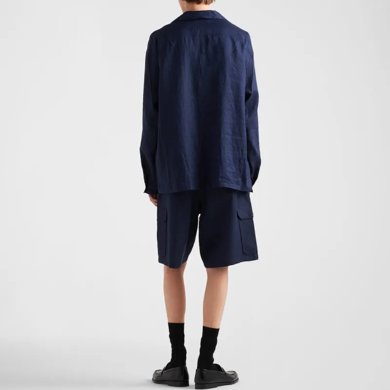 PRADA Long Sleeved Button Up Shirt-2