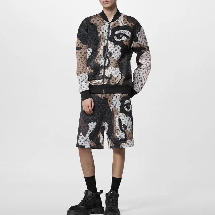 LOUIS VUITTON Monogram Cotton Jersey Bomber-2