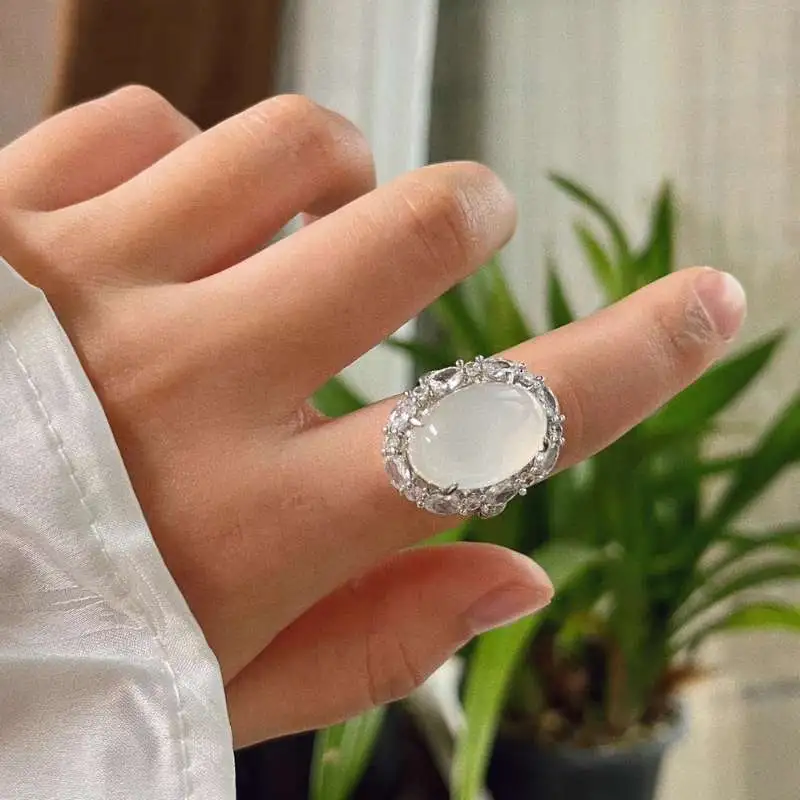 Grace Jade Rings Women's-3