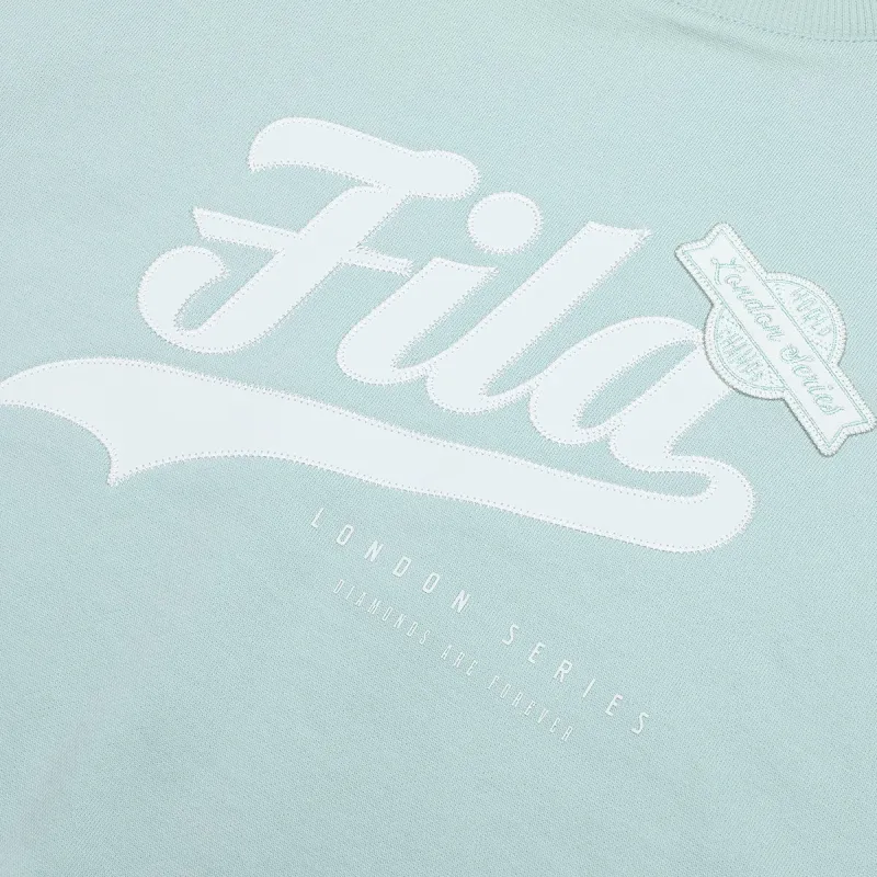 FILA FUSION BASEBALL Series Sweatshirt Women's Majestic Green-3