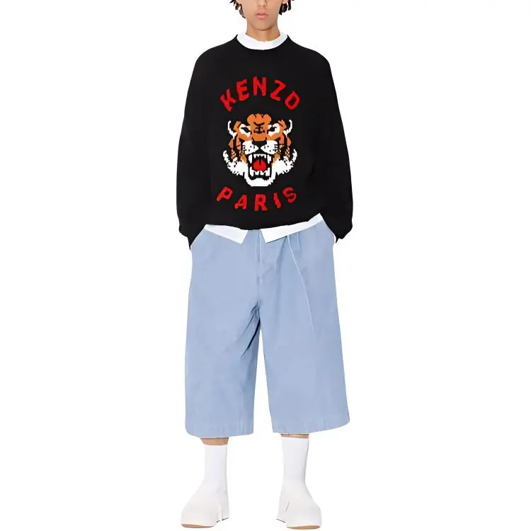 KENZO Lucky Tiger Crewneck Knitted Jumper-2
