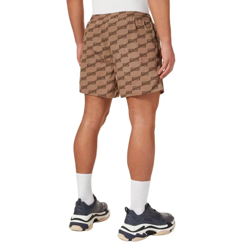 Balenciaga SS23 Casual Shorts Regular Fit Men's Brown-4