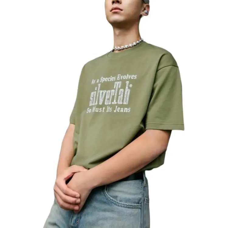 Levis T Shirts Men Green-2