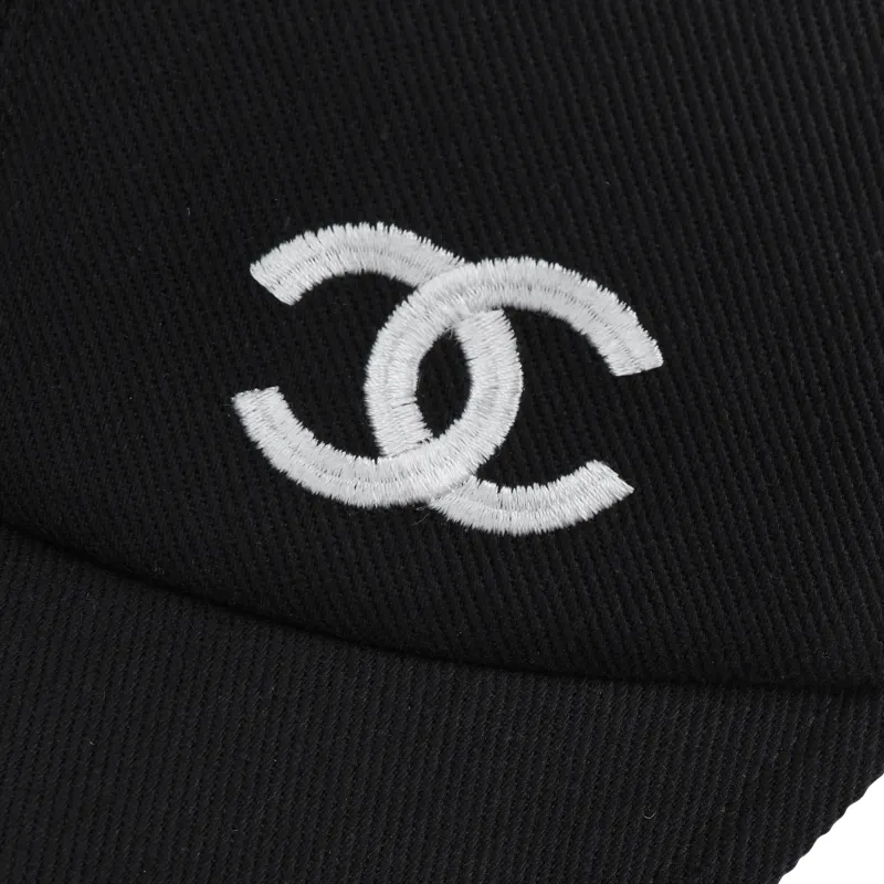 CHANEL - Baseball Caps Unisex Black-4
