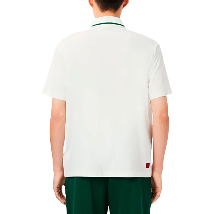 LACOSTE Polo Shirt Unisex White-3