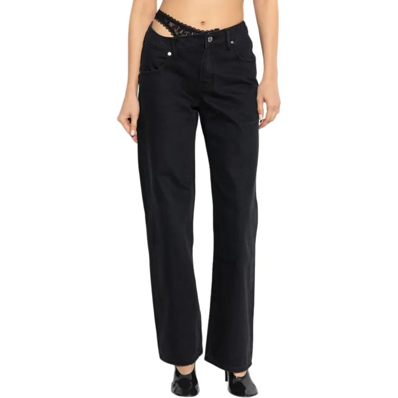 Alexander Wang Dip Side Lace Undie Jeans-3