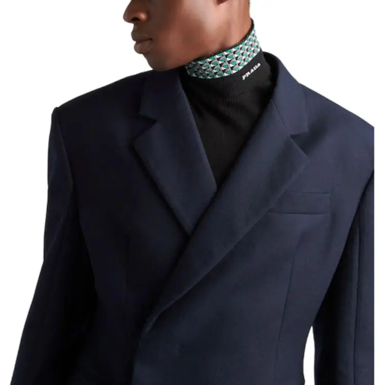 PRADA Double Breasted Tailored Blazer-3