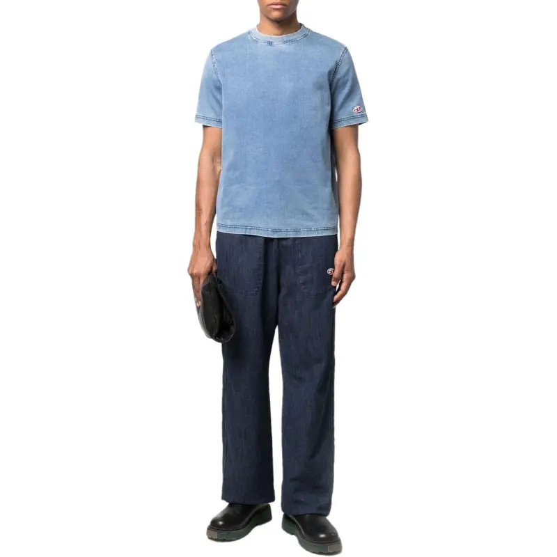 DIESEL T Shirts Men Blue-1