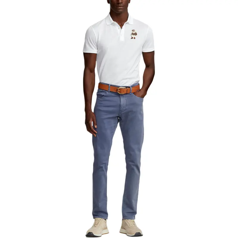 Ralph Lauren Purple Label Polo Bear Slim cut Polo Shirt-4
