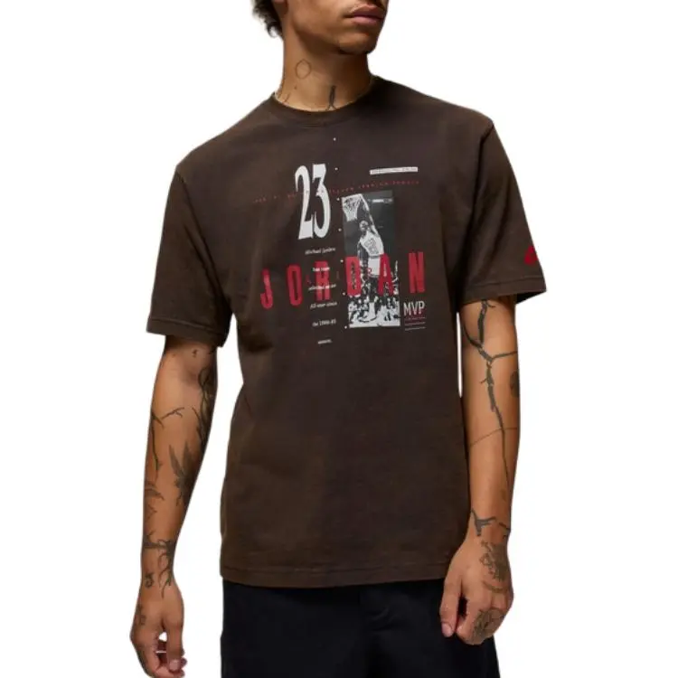 Jordan T Shirts Unisex Black-2
