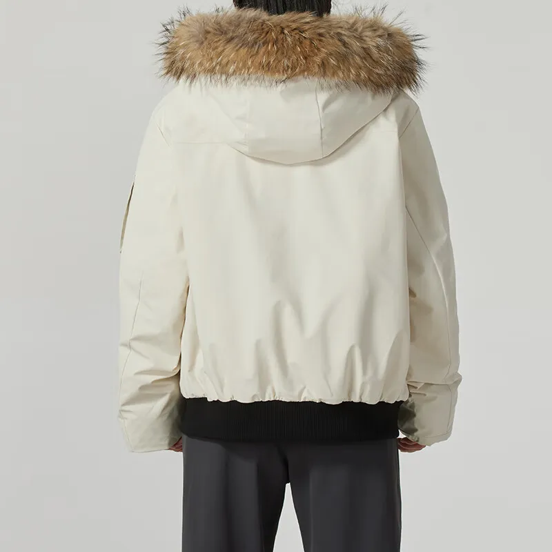 MLB Boston Red Sox FW24 Down Jacket Unisex Dark Cream-3