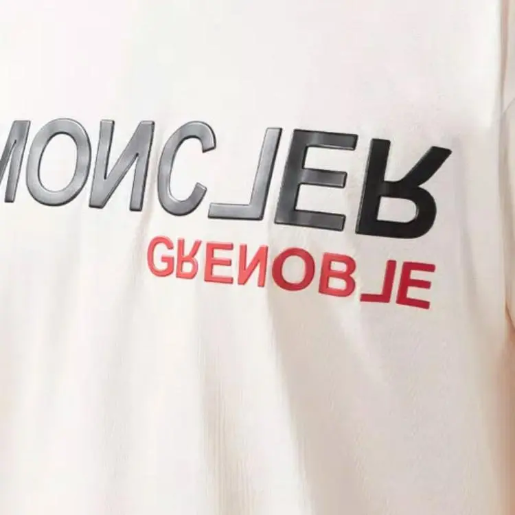 Moncler Grenoble T Shirts Men White-3