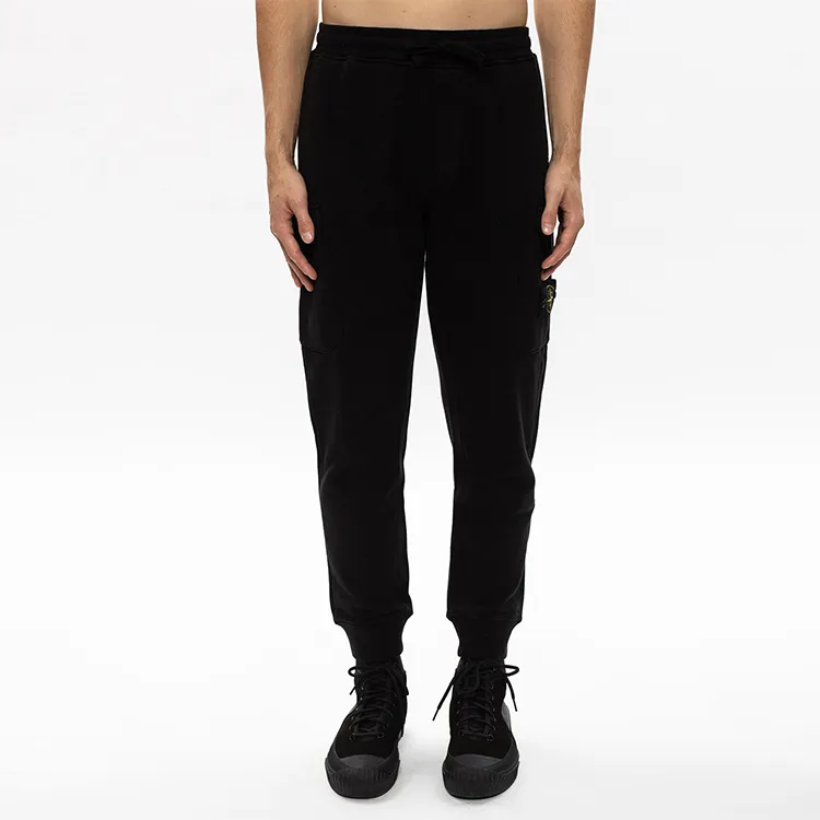 STONE ISLAND Knitted Sweatpants Men Black-3