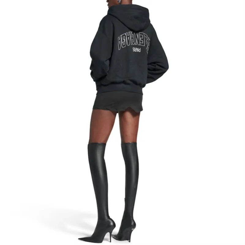 Balenciaga Jackets & Coats Regular Fit Unisex Black-4