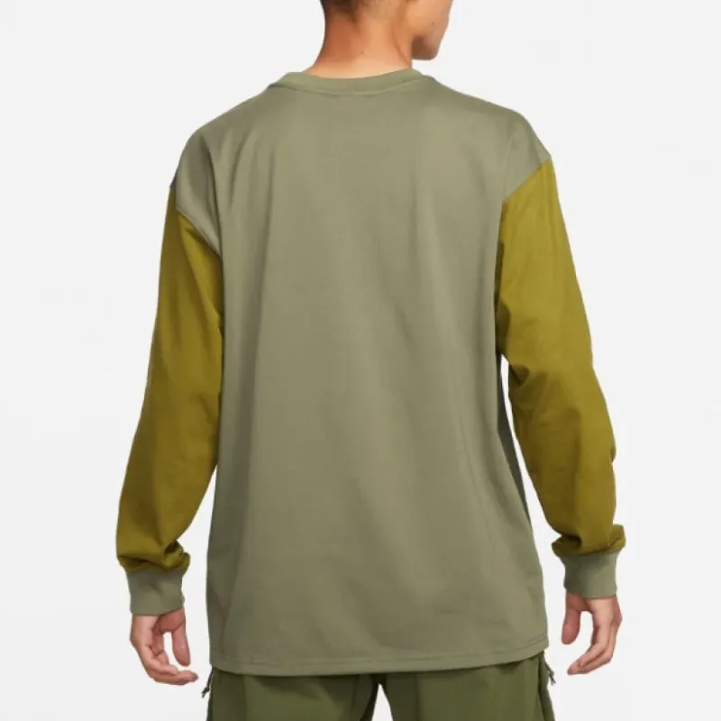 Nike T Shirts Men Dark Green-5