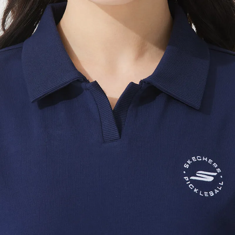 Skechers Comfort Sports Series Polo Shirt Women's Marine Blue 00DU-6