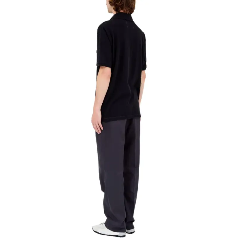 Maison Margiela Straight Hem Polo Shirt-4
