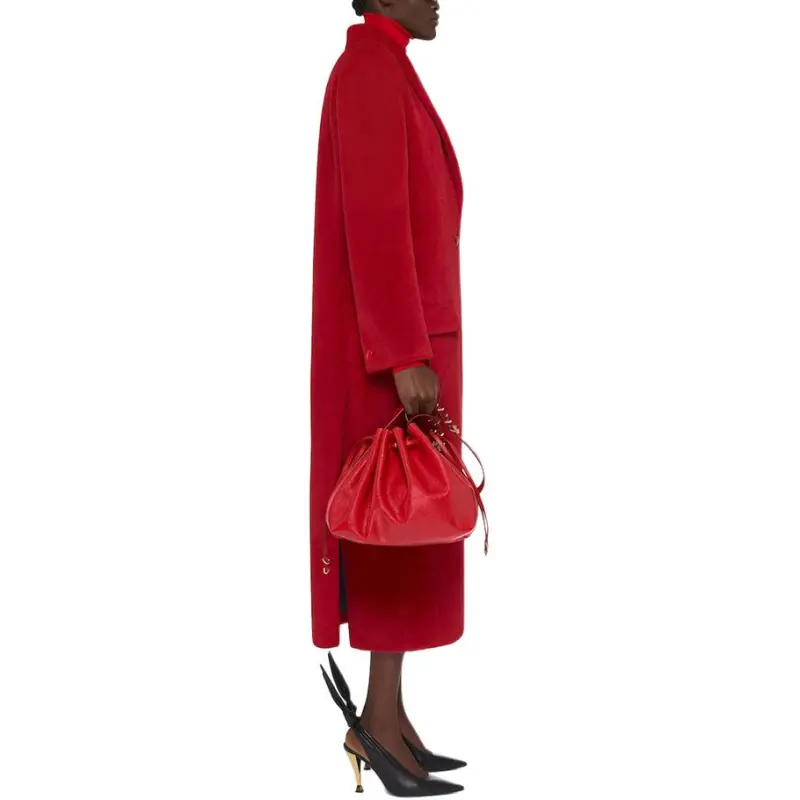 Givenchy Single Breasted Long Coat-3