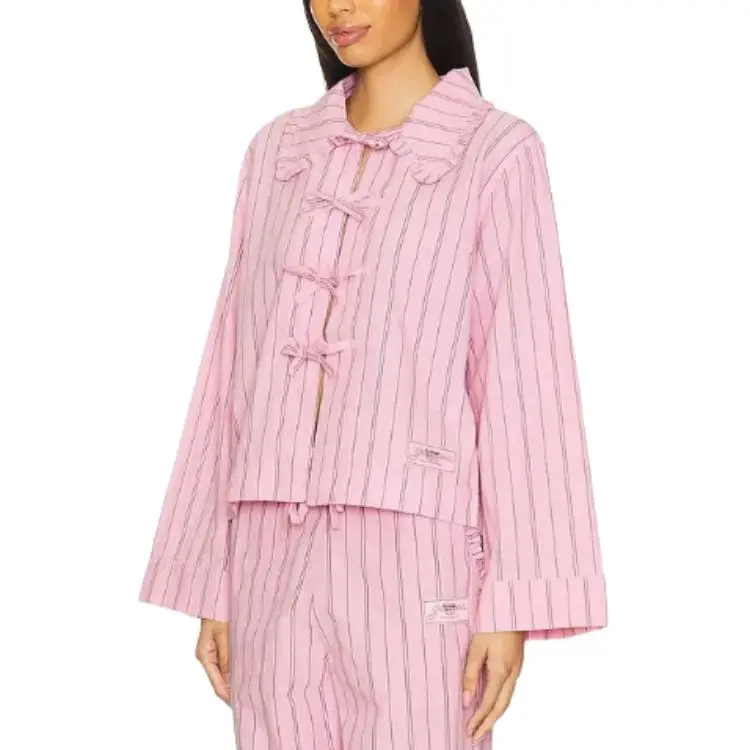 GANNI Shirts Women's Pink-2