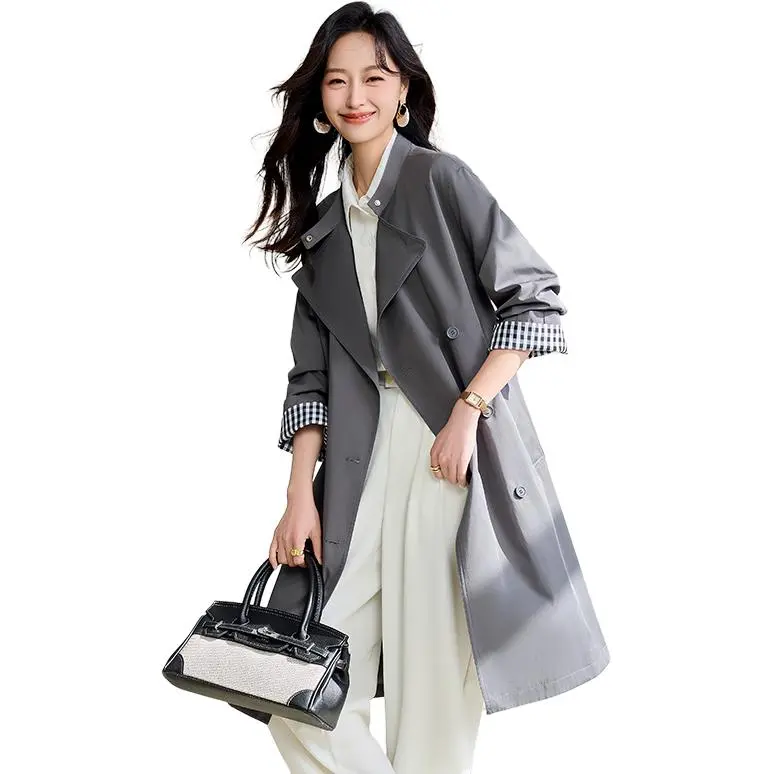 Yi Mengyuan Trench Coat Women's-6