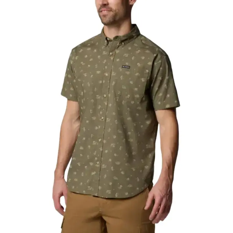 Columbia Shirts Men Green-3