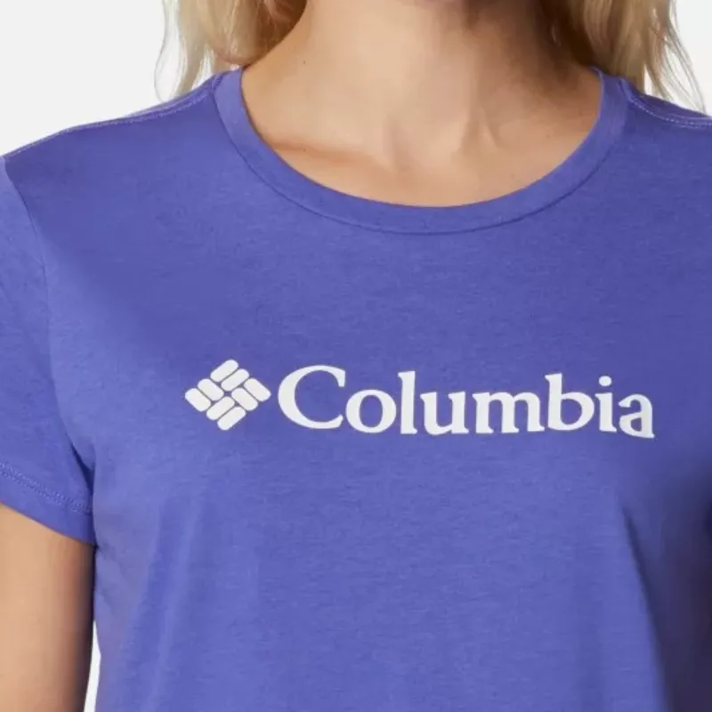 Columbia T Shirts Women's Purple-3
