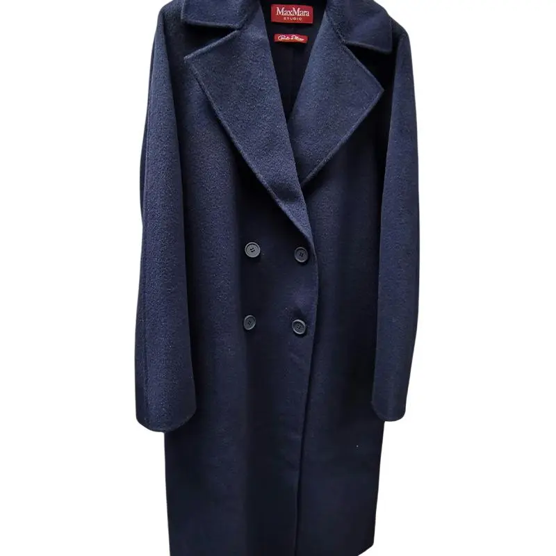 MaxMara Coats Women's Dark Blue-3