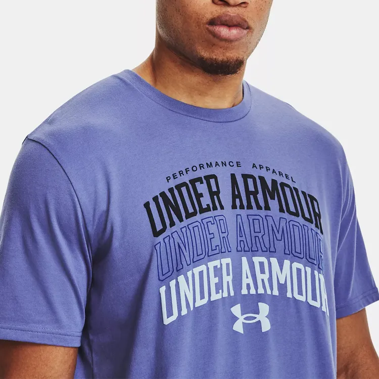 Under Armour Collegiate T Shirt Men's Purple-5